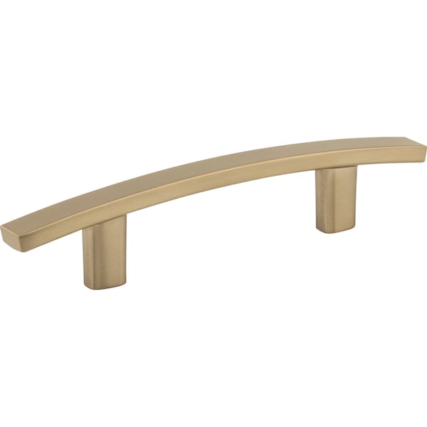 Elements 3" Center-to-Center Satin Bronze Square Thatcher Cabinet Bar Pull 859-3SBZ - main